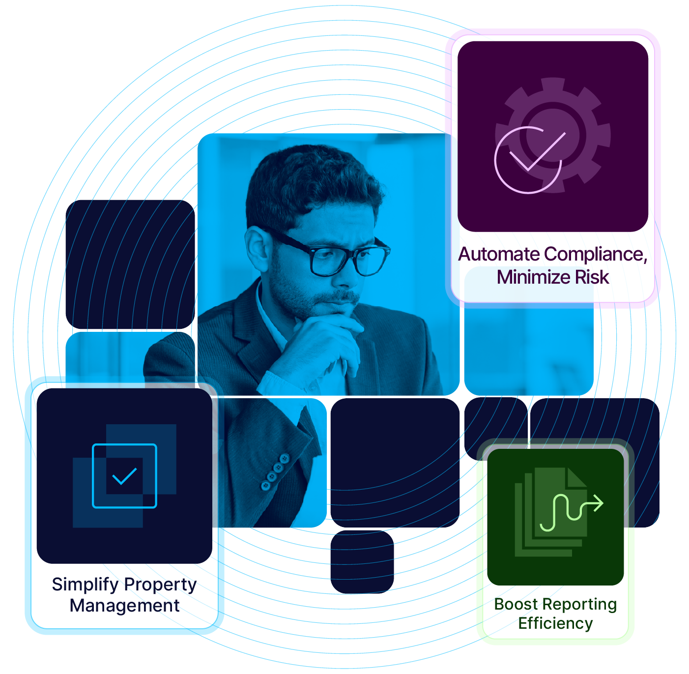 ReportMyUP Benefit Photo - Automate Compliance, Minimize Risk, Simply Property Management, and Boost Reporting Efficiency.